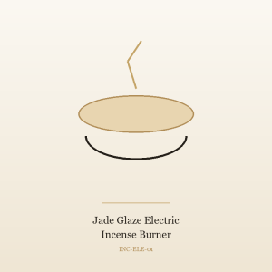 Jade Glaze Electric Incense Burner