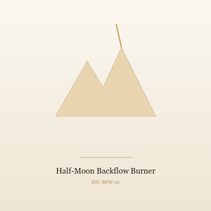 Half-Moon Backflow Burner