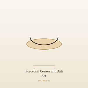 Porcelain Censer and Ash Set